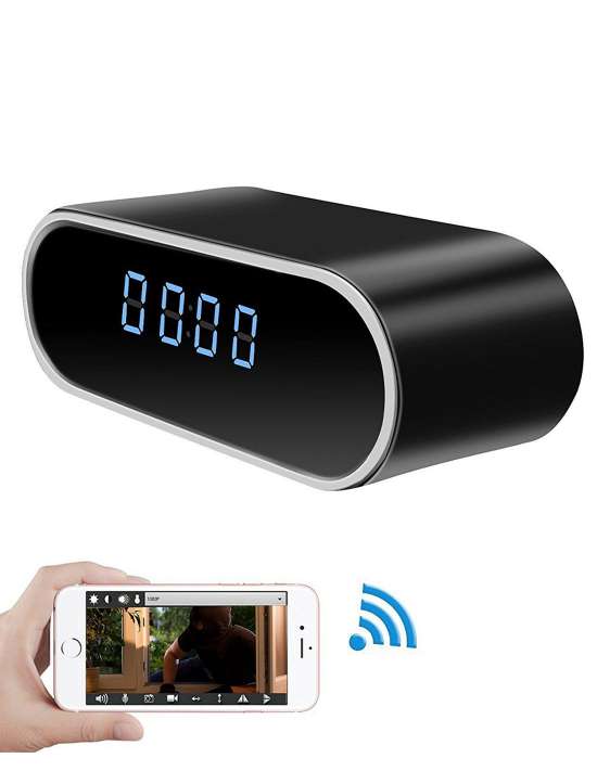 Horloge camera espion WIFI vision...