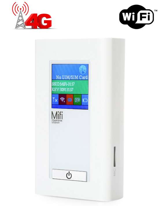Modem 4G avec batterie intégrée 5200 mAh