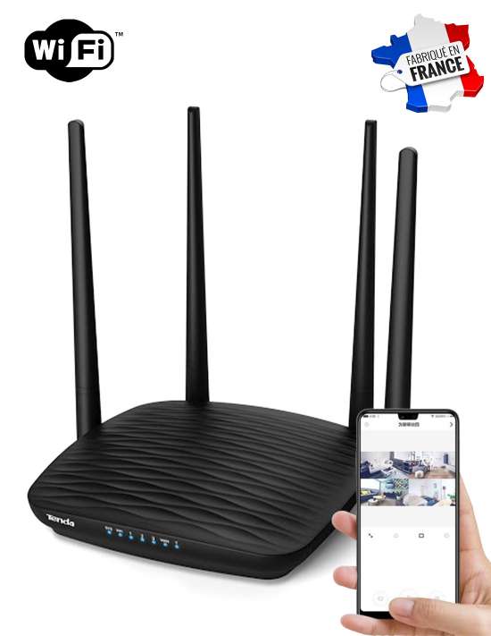 Vrai routeur avec caméra espion WIFI...