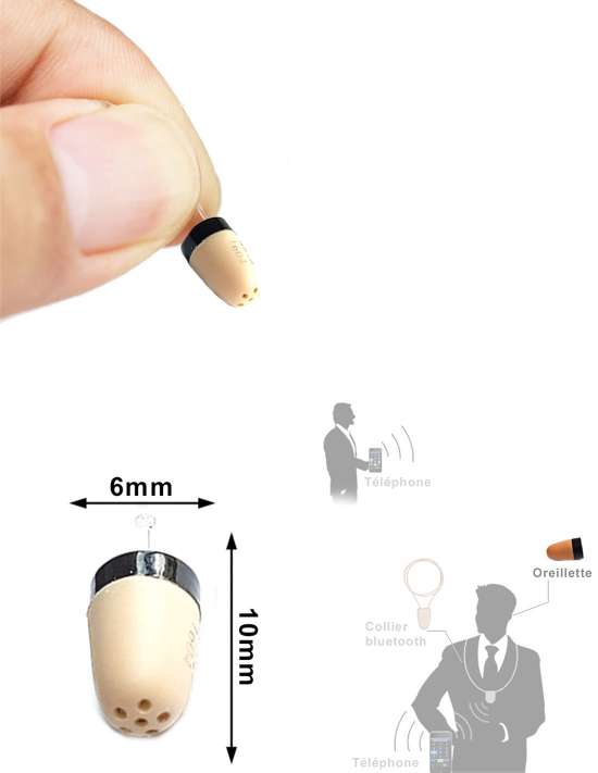 La plus petite oreillette invisible