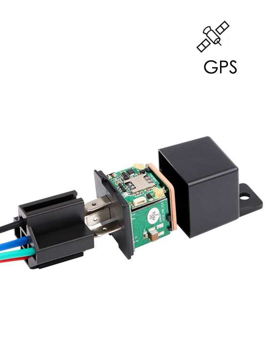 Traceur GPS dissimulé dans un relai