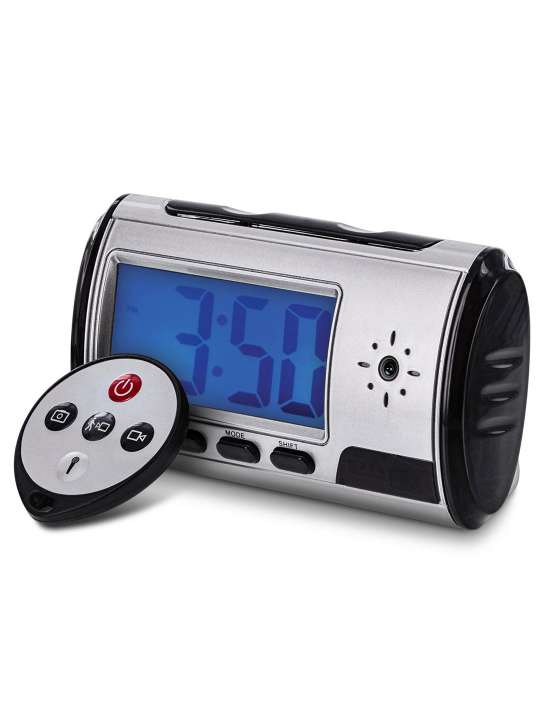 Radio réveil caméra espion