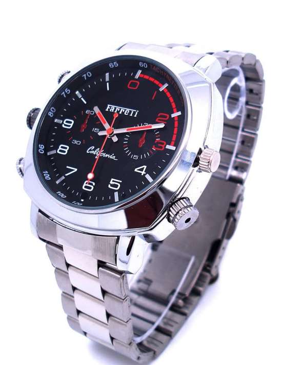 Montre caméra espion FULL HD acier